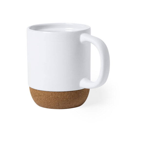 TAZA DE CORCHO BLANCA 12 ONZAS