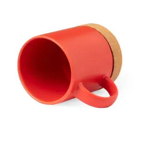 TAZA DE CORCHO ROJA 12 ONZAS