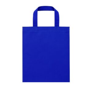 BOLSAS DE POLIPROPILENO AZUL COSIDO 13x15x4 PULGADAS