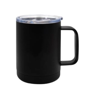 TAZA DE METAL NEGRA DE 12 OZ