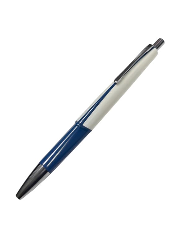 BOLIGRAFO DE PLÁSTICO BLANCO Y AZUL