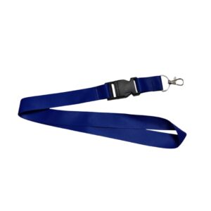 LANYARD AZUL NAVY 1 PULGADA