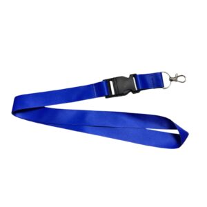 LANYARD AZUL ROYAL 1 PULGADA