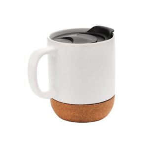 TAZA DE CORCHO DE 12 ONZAS ROJO/BLANCO/NEGRO