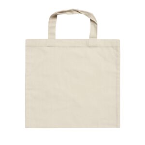 BOLSO DE CANVA BEIGE 18X17 PULGADAS