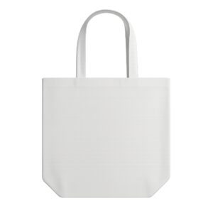 BOLSO DE CANVA 14.5 X 15 X 2.5 PULGADAS EN COLOR BLANCO
